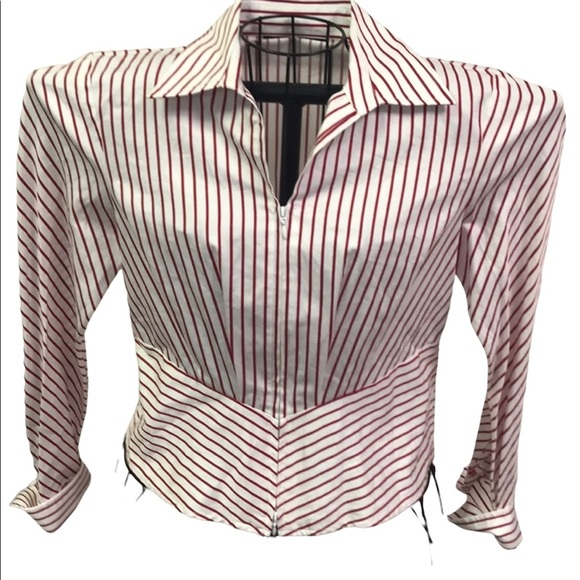 Jones New York Striped Blouse - Picture 1 of 3